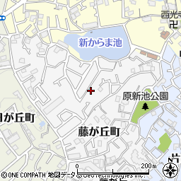 大阪府吹田市藤が丘町25-5周辺の地図