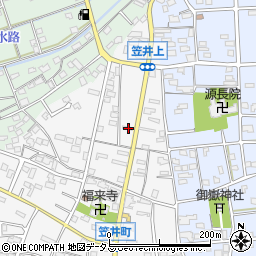 静岡県浜松市中央区笠井町179周辺の地図