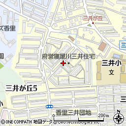 府営寝屋川三井住宅周辺の地図