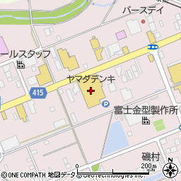 ヤマダデンキテックランド掛川店周辺の地図