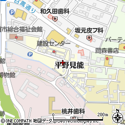 三重県伊賀市平野見能周辺の地図