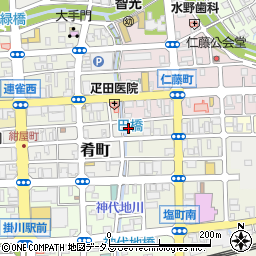 株式会社アフレックス　掛川営業所周辺の地図