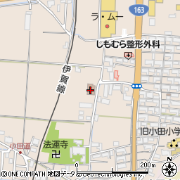 伊賀市小田地区市民センター周辺の地図