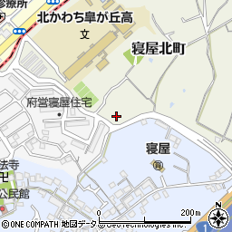 大阪府寝屋川市寝屋北町周辺の地図