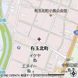静岡県浜松市中央区有玉北町303周辺の地図