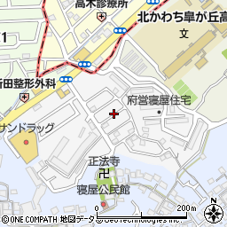 大阪府寝屋川市寝屋新町周辺の地図