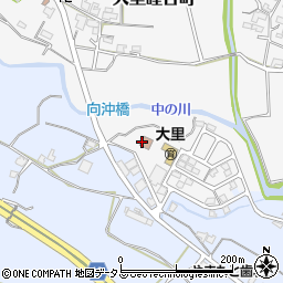 津市役所公民館　豊里公民館周辺の地図