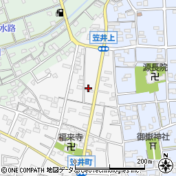 静岡県浜松市中央区笠井町180周辺の地図