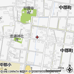 静岡県浜松市中央区中郡町1234周辺の地図