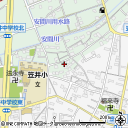 静岡県浜松市中央区笠井上町560周辺の地図