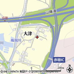 兵庫県赤穂市大津1667周辺の地図