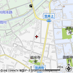 静岡県浜松市中央区笠井町225周辺の地図