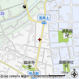 静岡県浜松市中央区笠井町182周辺の地図