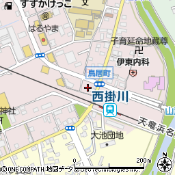静岡県掛川市大池388周辺の地図
