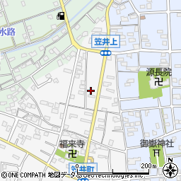 静岡県浜松市中央区笠井町181周辺の地図