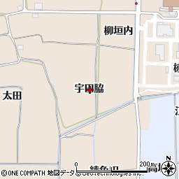 京都府相楽郡精華町下狛宇田脇周辺の地図