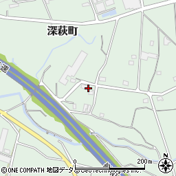 静岡県浜松市中央区深萩町191周辺の地図