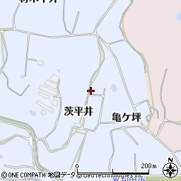 愛知県美浜町（知多郡）奥田（茨平井）周辺の地図