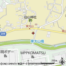 静岡県浜松市中央区大山町2291周辺の地図