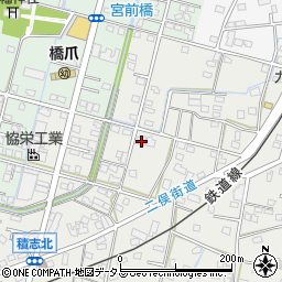 静岡県浜松市中央区積志町108周辺の地図