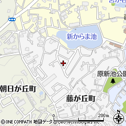 大阪府吹田市藤が丘町37-11周辺の地図