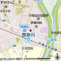 静岡県掛川市大池996周辺の地図