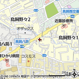 大阪欄間工芸協同組合周辺の地図
