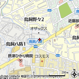 明光義塾摂津鳥飼教室周辺の地図