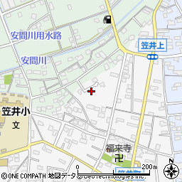 静岡県浜松市中央区笠井町397周辺の地図