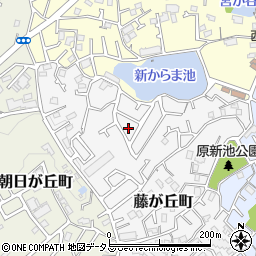 大阪府吹田市藤が丘町37周辺の地図