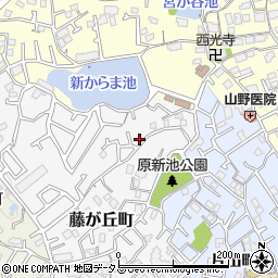 大阪府吹田市藤が丘町20周辺の地図