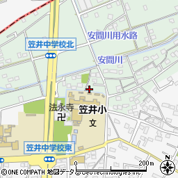静岡県浜松市中央区笠井上町623周辺の地図