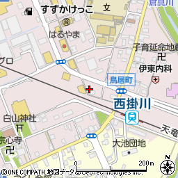 静岡県掛川市大池385周辺の地図
