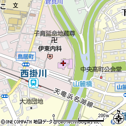 掛川スイミングスクール周辺の地図