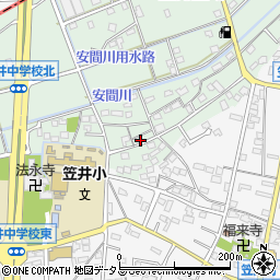 静岡県浜松市中央区笠井上町572周辺の地図