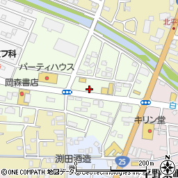 モスバーガー伊賀上野店周辺の地図