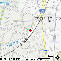 静岡県浜松市中央区積志町74周辺の地図