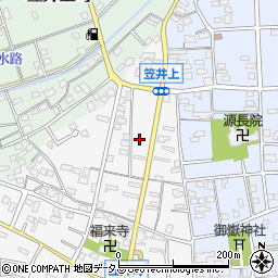 静岡県浜松市中央区笠井町184周辺の地図