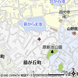 大阪府吹田市藤が丘町20-23周辺の地図