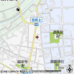 静岡県浜松市中央区笠井町10周辺の地図