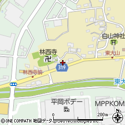 静岡県浜松市中央区大山町2587周辺の地図