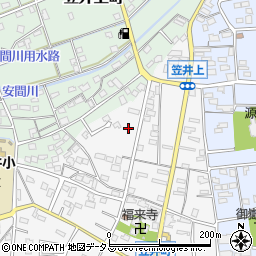 静岡県浜松市中央区笠井町387周辺の地図