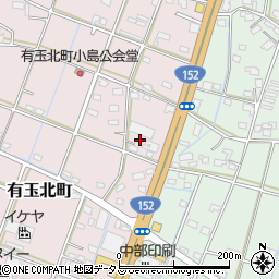 静岡県浜松市中央区有玉北町204周辺の地図
