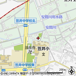 静岡県浜松市中央区笠井上町625周辺の地図