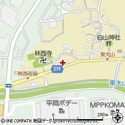 静岡県浜松市中央区大山町2589周辺の地図