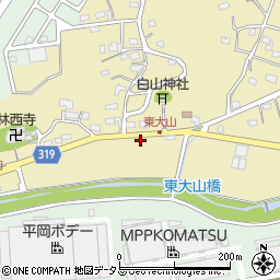 静岡県浜松市中央区大山町2281周辺の地図