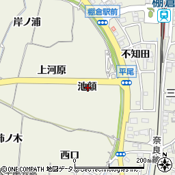 京都府木津川市山城町平尾池顔周辺の地図
