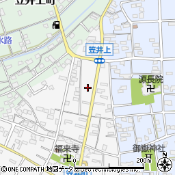 静岡県浜松市中央区笠井町186周辺の地図