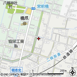 静岡県浜松市中央区積志町111周辺の地図