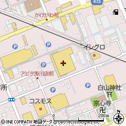 五條クリーニングＭＥＧＡドン・キホーテユニー掛川店周辺の地図
